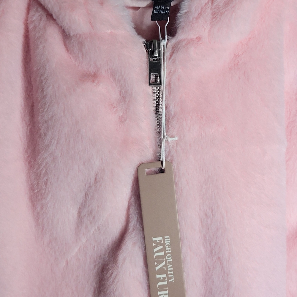 Love Tree Blush Teddy Jacket with Hood - Picture 3 of 4